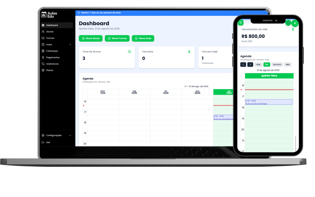 Demonstração do sistema